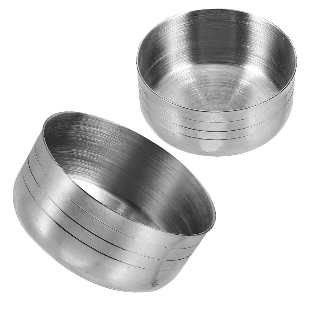 2Pcs Stainless Steel Shaker Lid Replacement Anti-Splash Cover Spill Proof Cocktail Juice Cup Accessories Shaker Lid