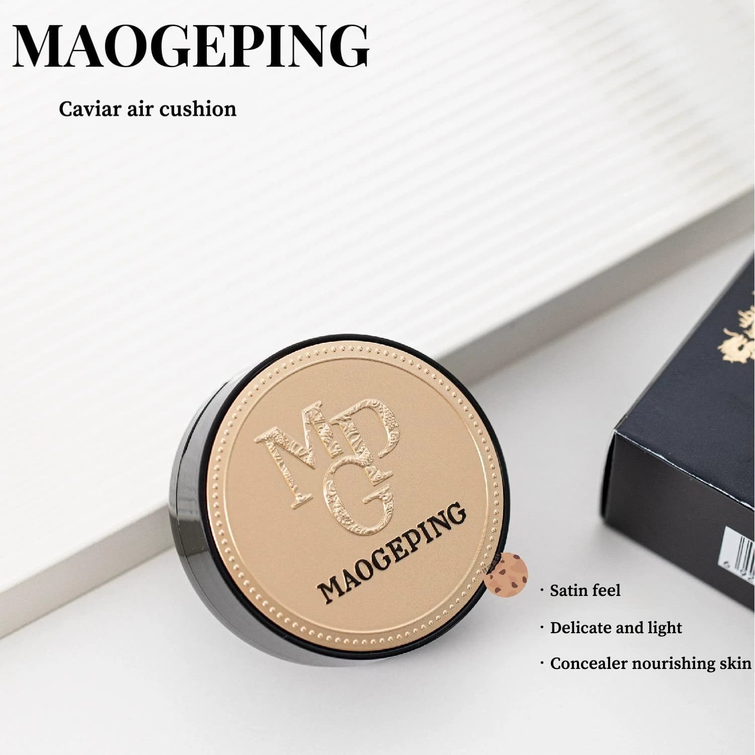 Maogeping Cuscino d'aria Lussuoso caviale Fondotinta liquido impeccabile Correttore Idratante Cura della pelle Trucco Bb Cream 8g