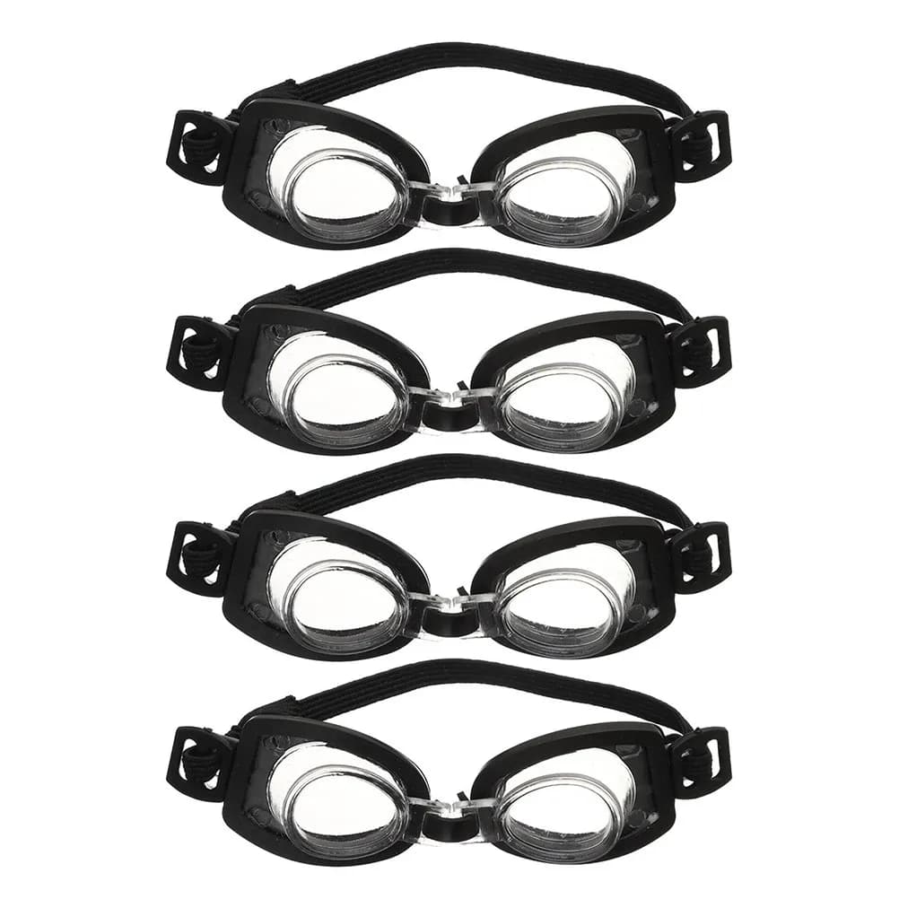 4Pcs Mini Swim Glasses Stylish Miniature Swim Goggles Portable Mini Accessories Great for Kids Photography Props