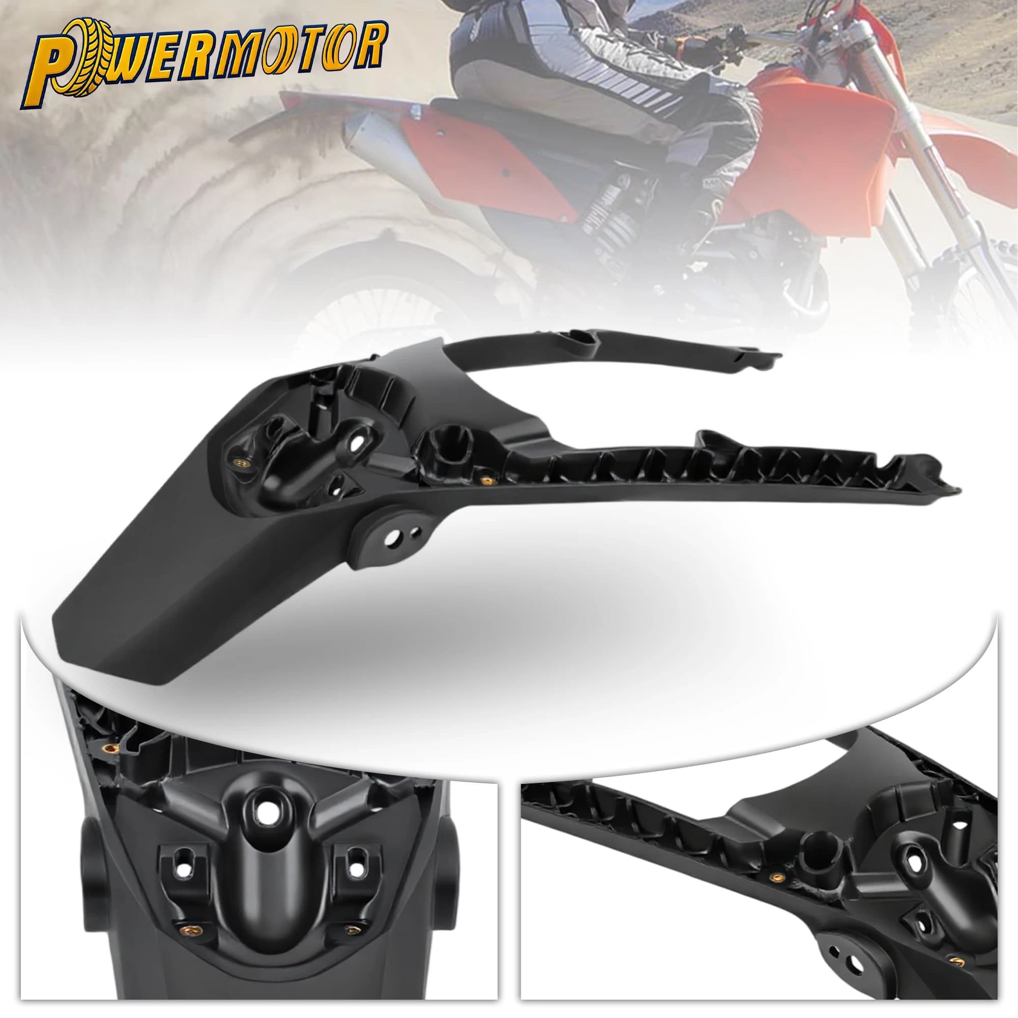 Parafango Posteriore con Luce e Indicatori di Direzione per KTM SXF EXC XCW XCF 150-530, Accessori per Moto da Cross 2020 2021 2022