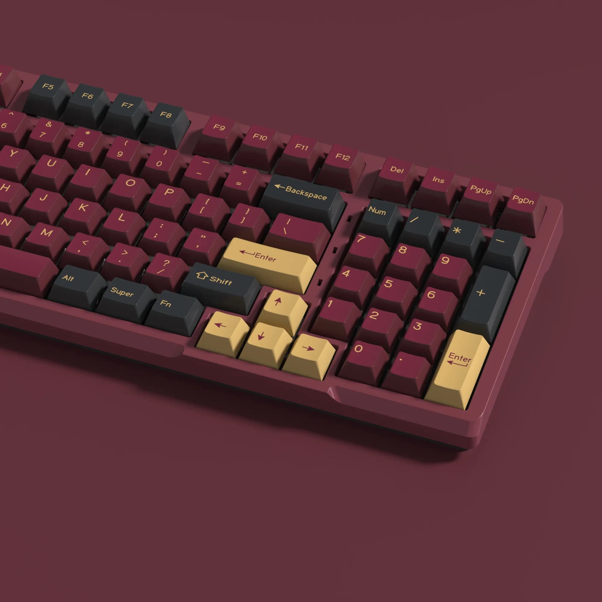 KBDiy 176 Caps GMK Blue Samurai Keycap Cherry Profile Double Shot PBT for mechanical keyboard Retro ISO 7U Space Bar