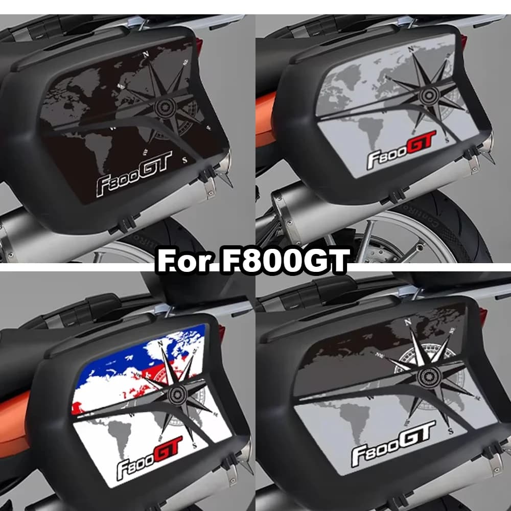 Per BMW F800GT F 800 F800 GT Valigie per bagagli Tronco Adesivi per moto Decalcomania protettiva
