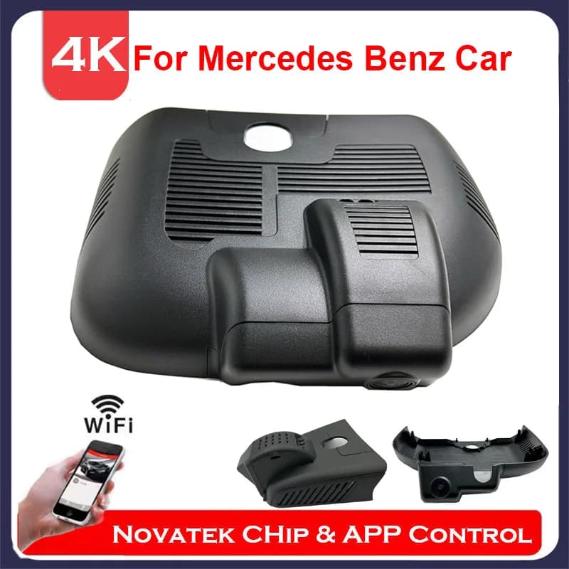 4K HD Plug and Play Wifi DVR Dashcam per Mercedes Benz GLA Classe A A180L A200L W177 V177 C118 H247 2019 2020 2021 2022 2023