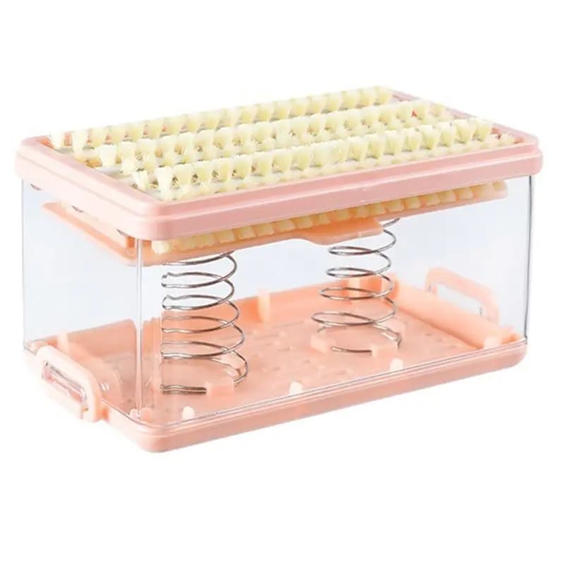 AEE2-Multifunctional Foam Soap Box Foam Storage Box Roller Foam Soapdish Hands-Free Laundry Tool