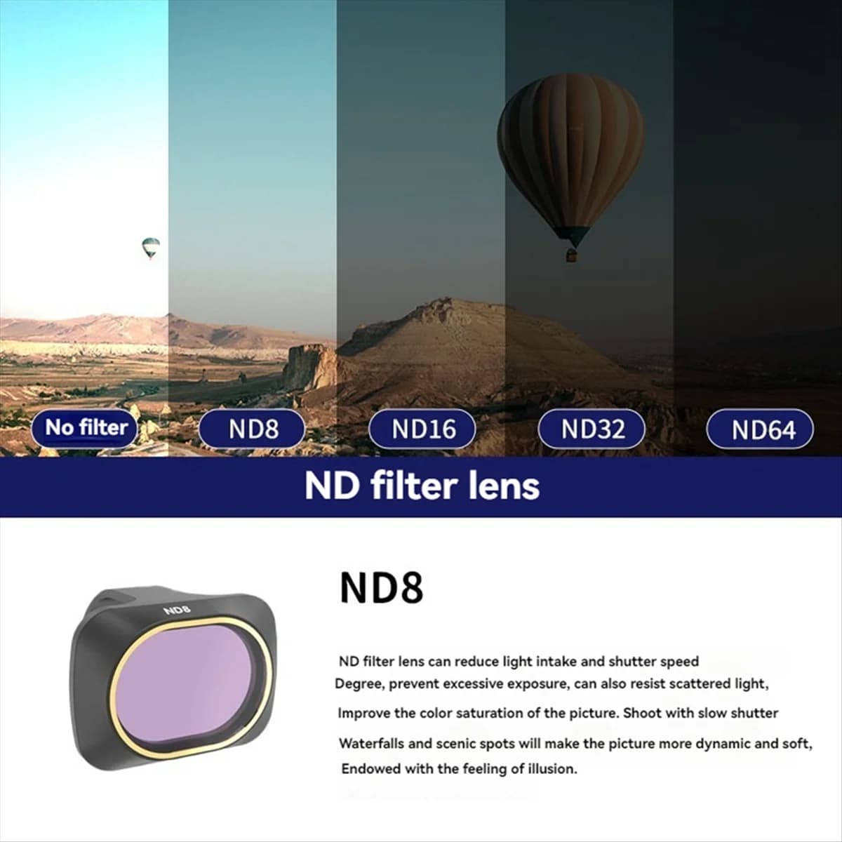 T36C drone filter for ND drone filter set Mini 1/2/SE/2 SE/4K for Mini series accessories