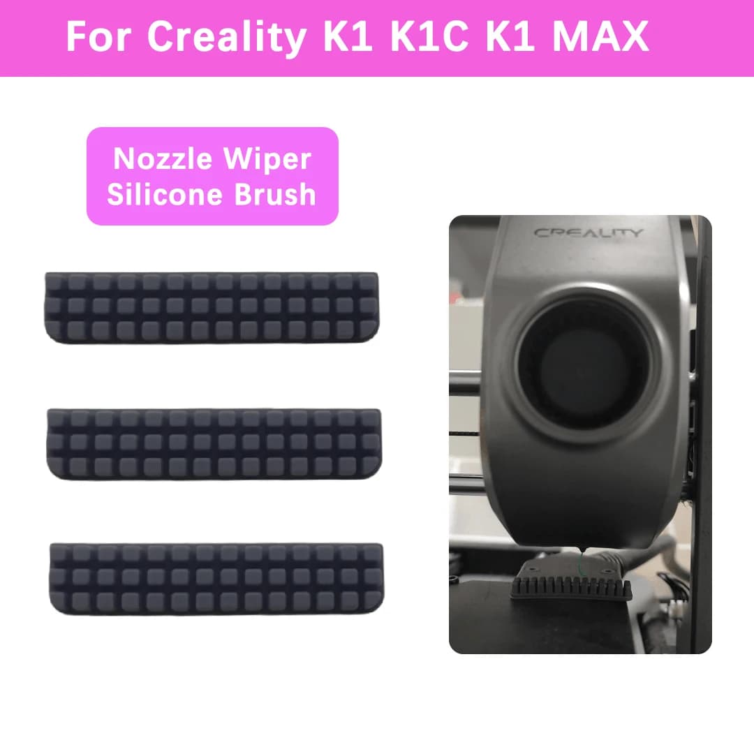 For Creality K1 K1C K1 MAX Nozzle Wiper Silicone Brush 3D Printer Nozzle Cleaner Tool K1 Wipe 3D Printer Cleaning Accessories