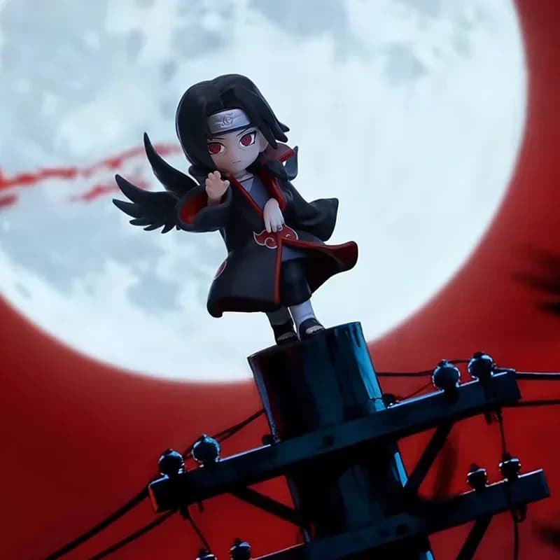 POP MART GONG Naruto Shippuden Akatsuki Arc Series Blind Box Guess Bag Giocattoli originali Bambola Cute Anime Figure Ornamenti Regalo