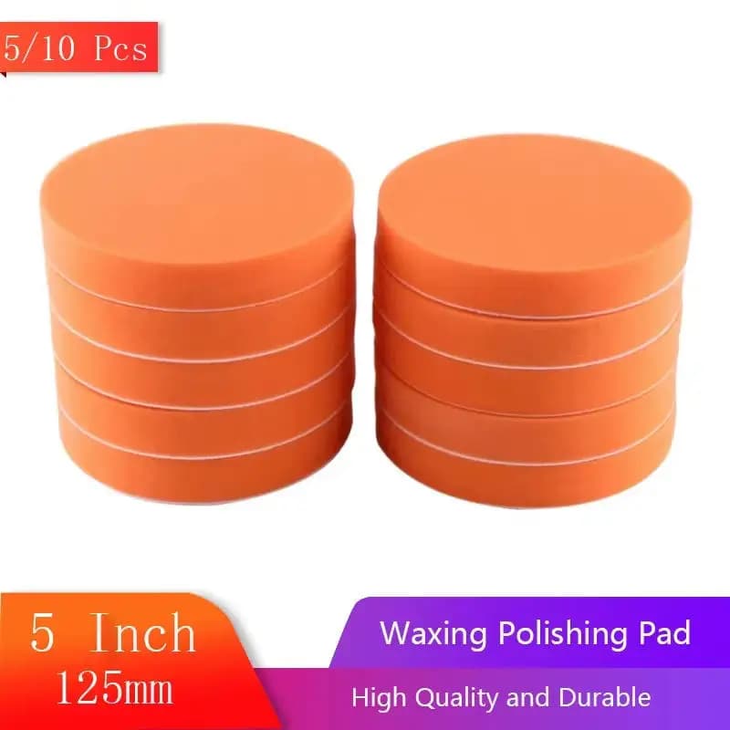 5/10 pezzi di tamponi in spugna per lucidatura auto - Kit professionale per lucidatura di vernice per auto per ceratura, pulizia e strumenti per la cura della manutenzione dei veicoli
