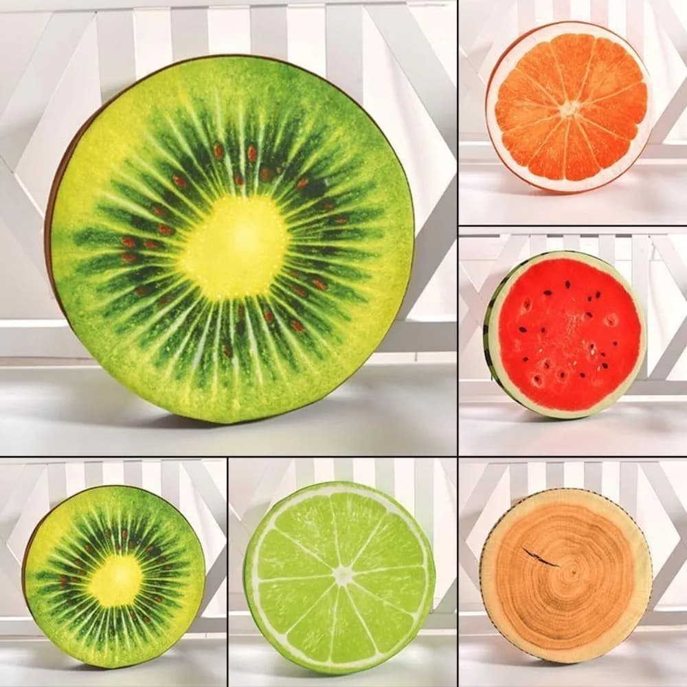 Kindergarten Office Sofa Pillow Funny Round Pillow Seat Pads Fruit Seat Pads Chair Cushions