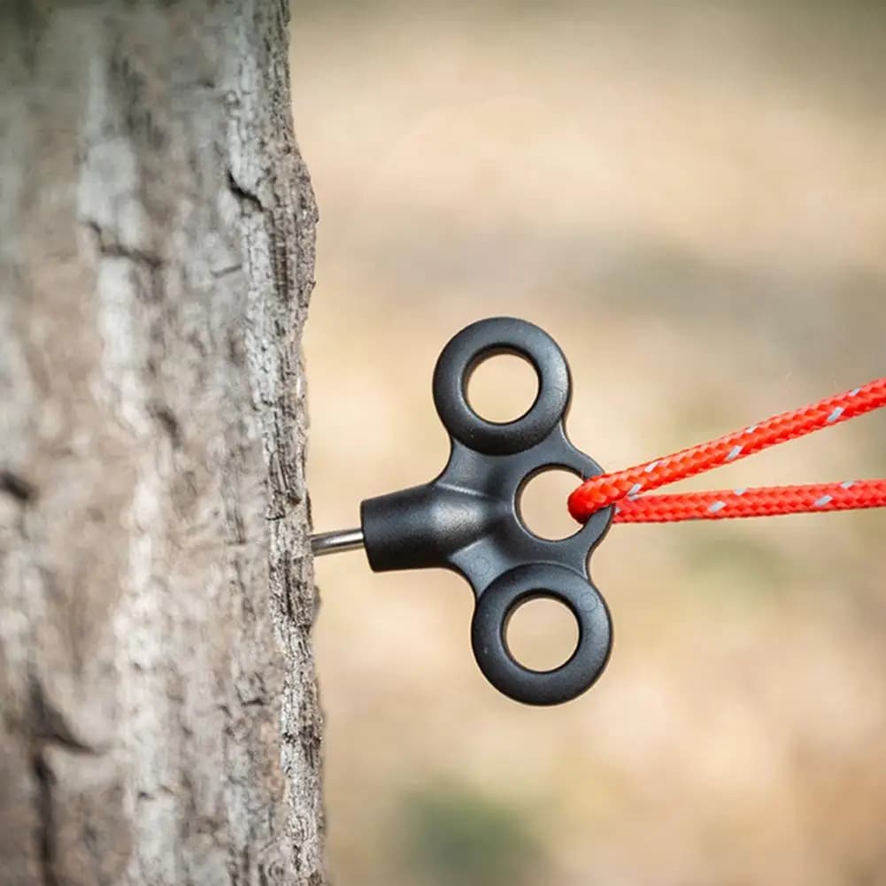 2 Pezzi Picchetti Multiuso in Acciaio Inossidabile per Fissaggio a Terra, Ancoraggi Robusti per Campeggio, Escursionismo, Trampolini, Tende, Uso Esterno