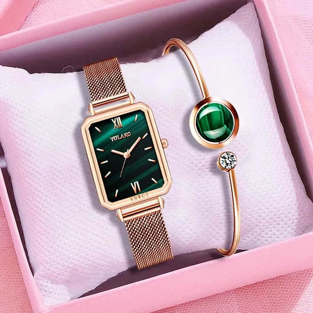 Reloj Mujer Kol Saati nuove donne orologi New Rose Gold Silver Ladies bracciale Watch Womens Quartz Dress orologio da polso Feminino