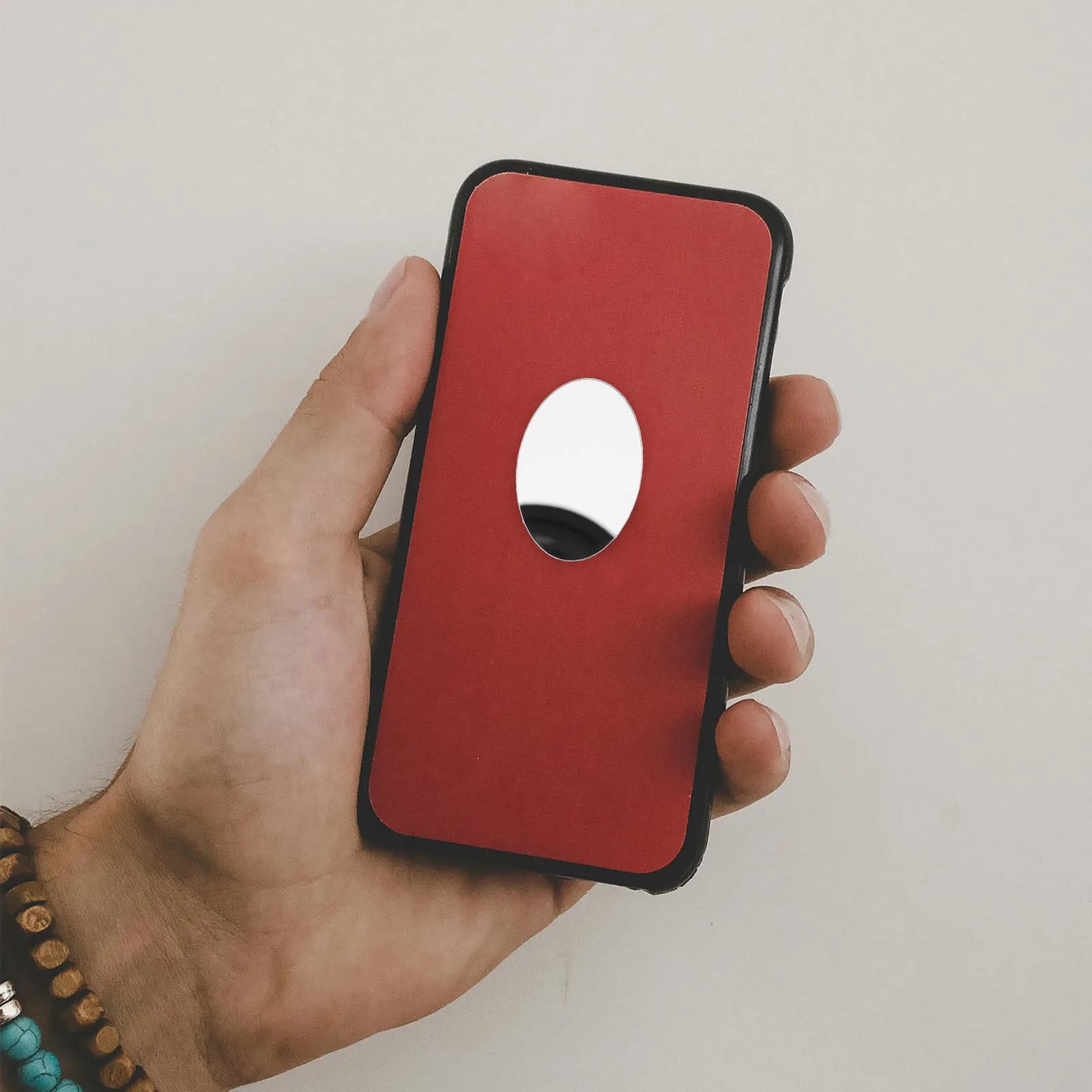Set di 5 Adesivi Specchio per Smartphone in Acrilico, Specchietto Portatile da Viaggio per Trucco, Piccolo Specchio Circolare Adesivo