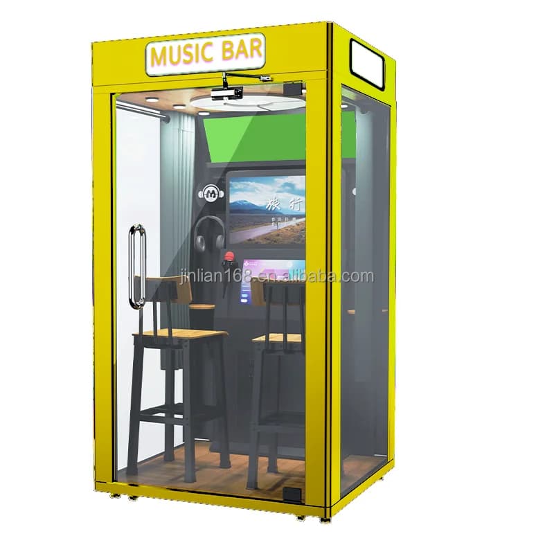 Simulatore di canto Macchina da gioco Jukebox elettronico a gettoni Sistema Karaoke Macchina Mini Ktv/cabina karaoke/giukebox in vendita