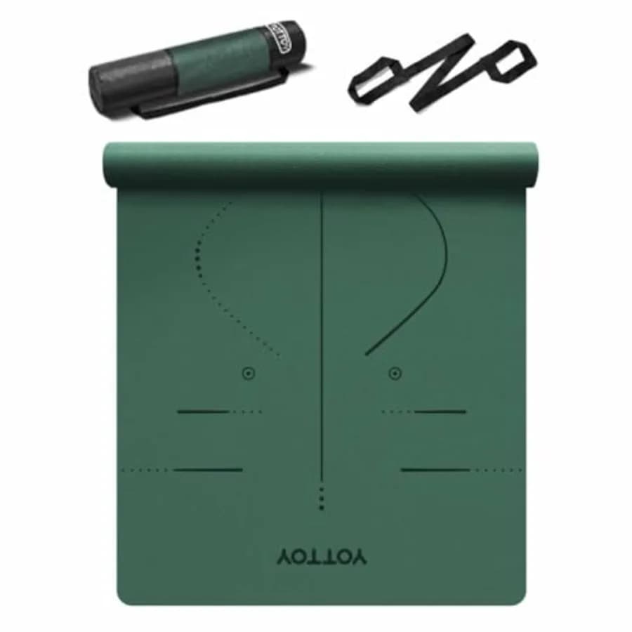 Tappetino Yoga 183x81x0,8 cm Extra Largo Antiscivolo per Esercizi e Fitness, Tappetini Yoga Ecologici in TPE per Donne e Uomini, Allenamento a Casa