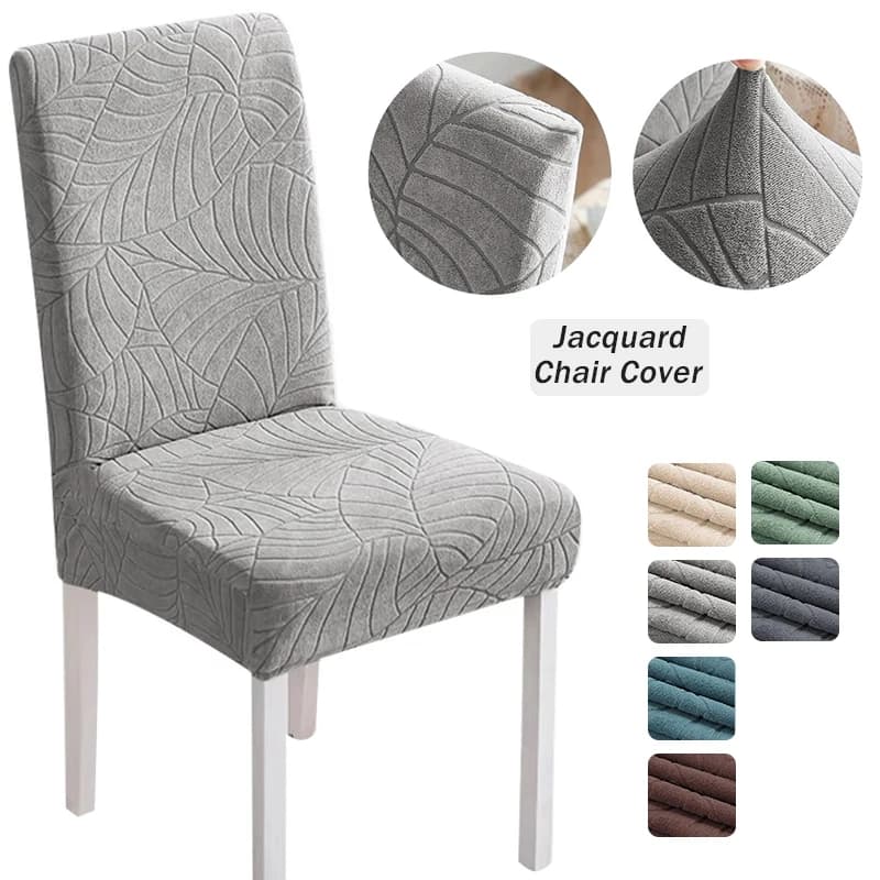 Coprisedia in Jacquard Adatto per Ristoranti, Sale da Pranzo, Arredamento Casa, Universale, Antipolvere, Elastico, Morbido