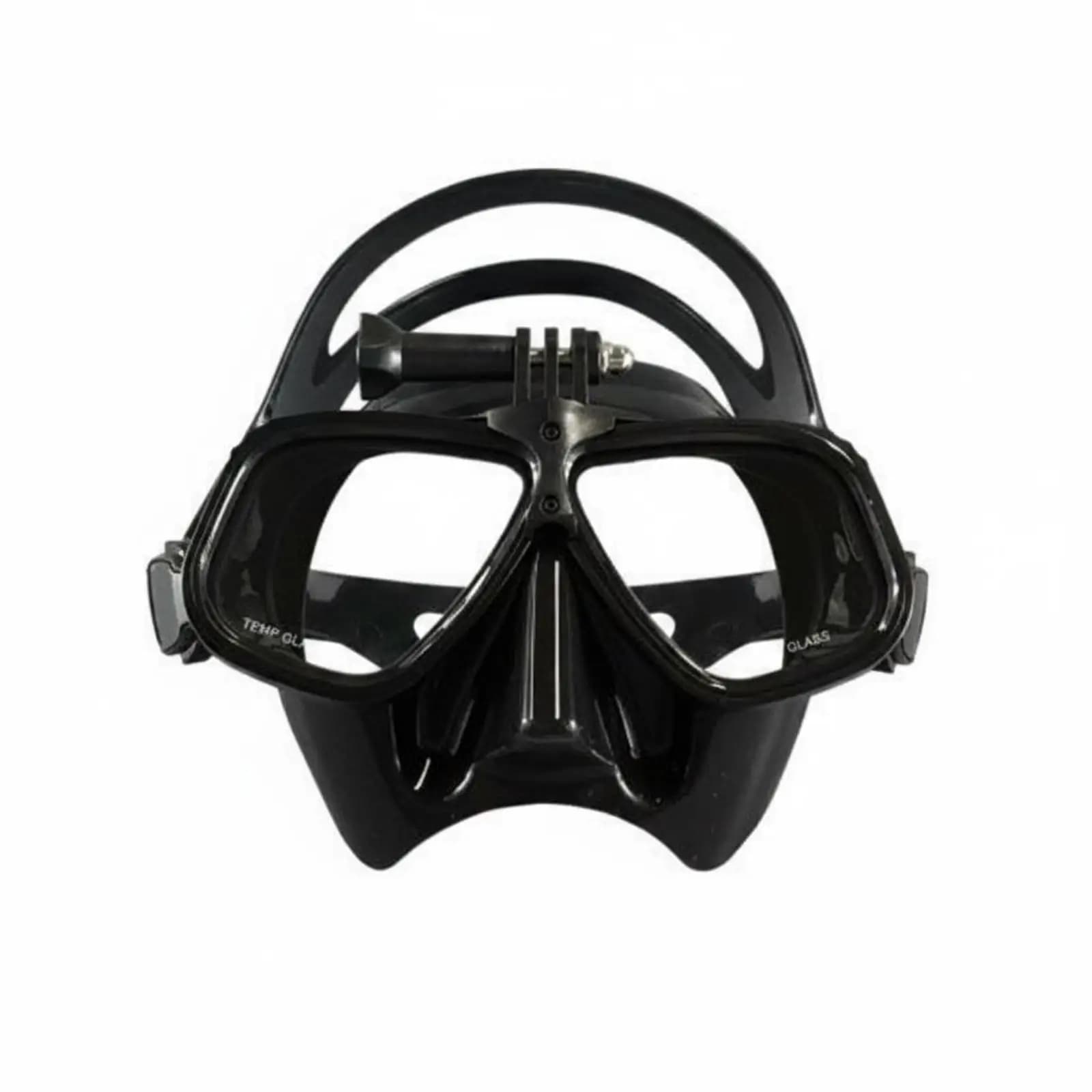 Diving Mask Swimming Goggles Adjustable Head Strap Wide Silicone Skirt Anti Fog for Professional Freediving Accessories