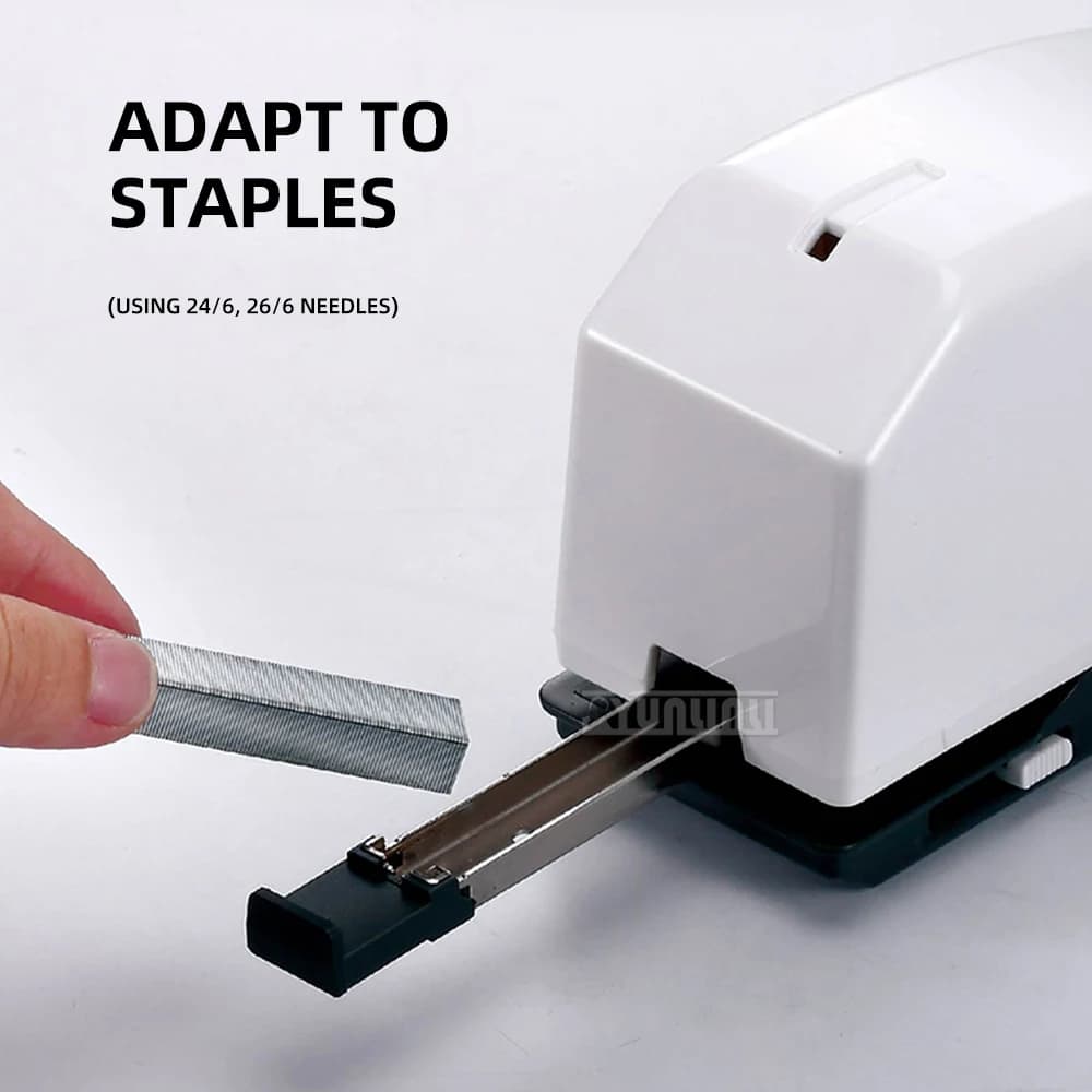 KW-TRIO 55B6 Automatic Electric Stapler – 25-Sheet Capacity, Uses No.12 / 24/6 / No.246 Staples, Desktop Stapling Machine
