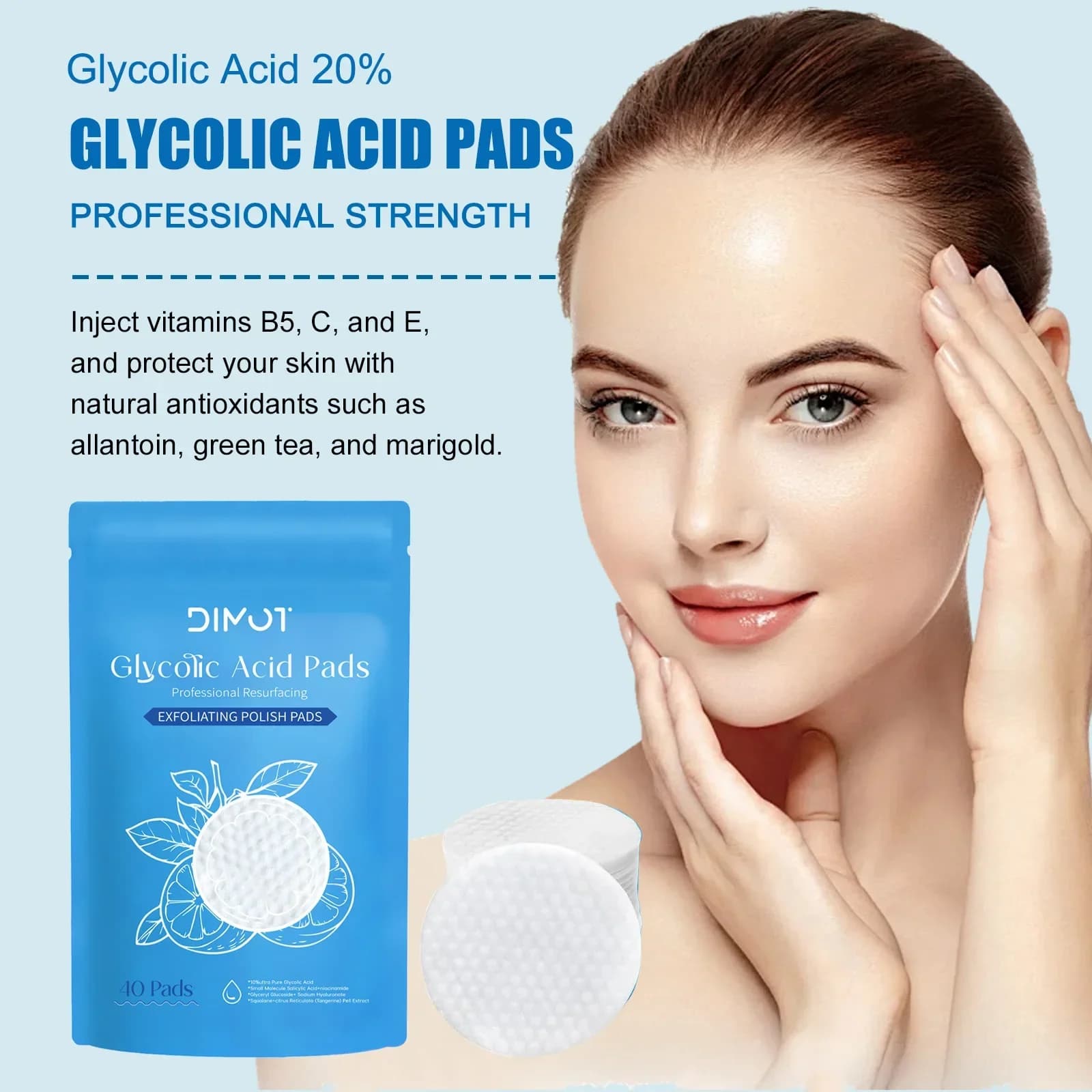 Cotton Pads Face Deep Cleansing Pores Exfoliating Blackhead Remover Oil Control Soothing Softens Cuticles Facial Cleansing Pads