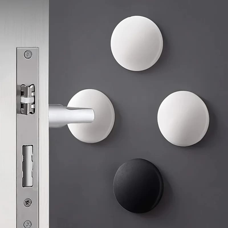 5 fermadure per porte in silicone - Paracolpi in gomma autoadesivi per la protezione delle pareti di casa, cucina, camera da letto, protezione per porte e pareti