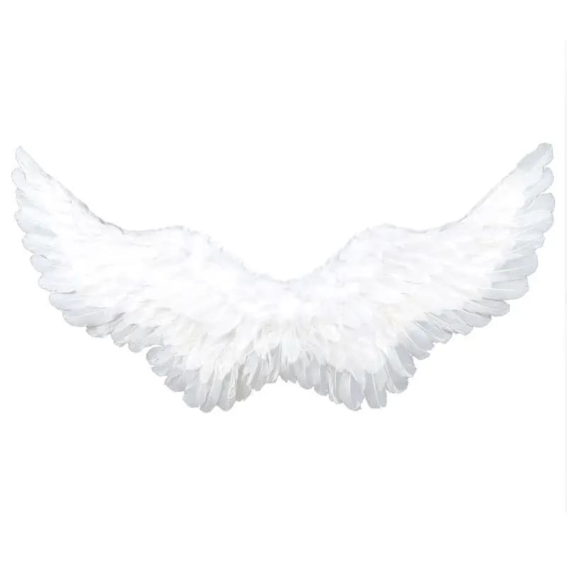 Ali d'angelo Ragazza Puntelli Schienali di piume decorati con angeli neri Decorazione fotografica luminosa Bastone da fata Arco e freccia