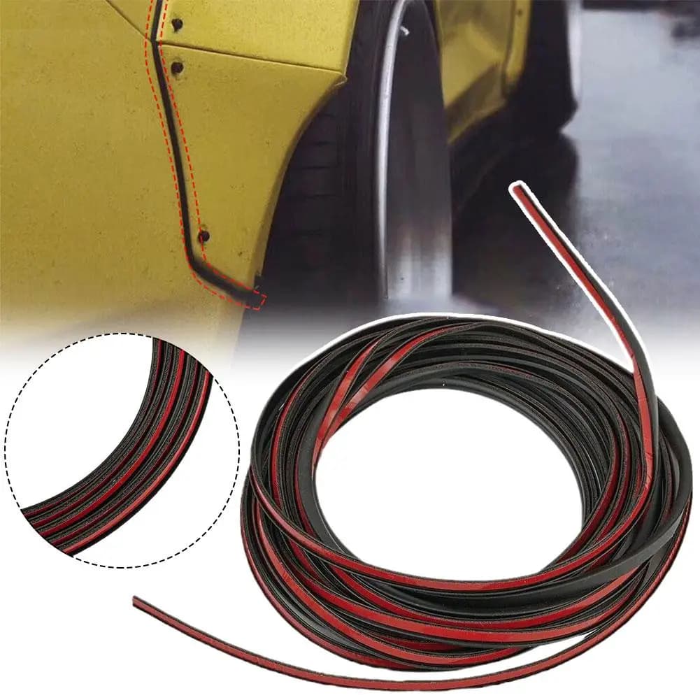 Rubber Car Gaskets Sealing Strips for Edges 5mx7mm Car Lighting Strip Door Side Window Trim Edge Printing Gasket X2H5