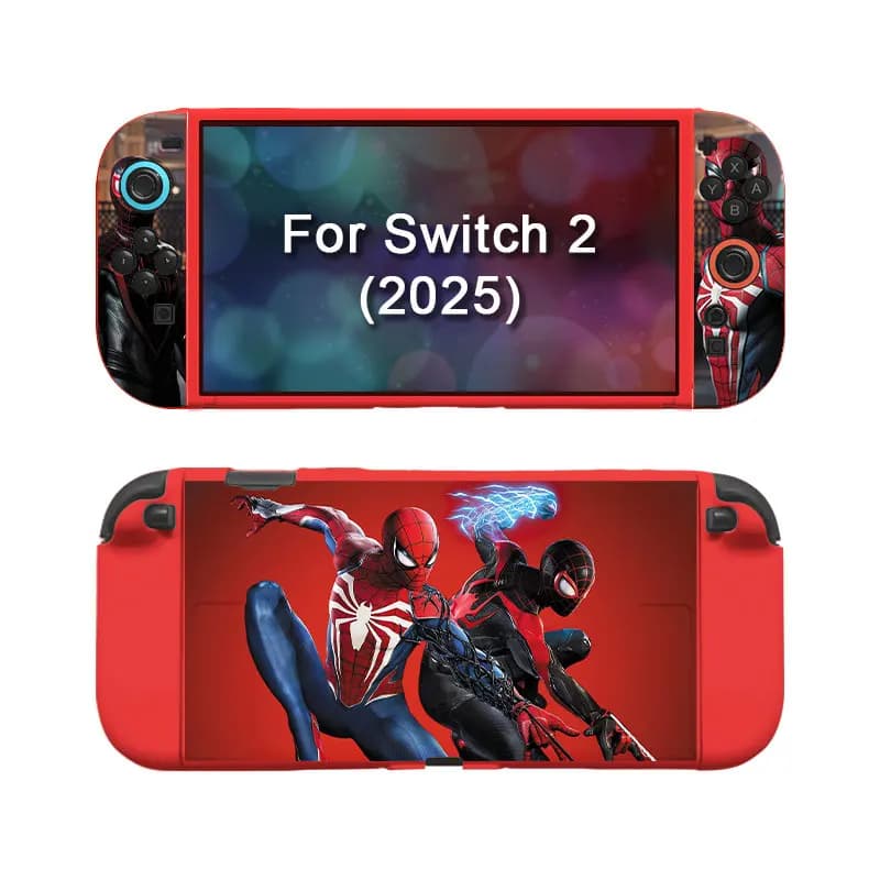 Custodia protettiva Spider Hero per Nintendo Switch 2 2025 Joy Con Controller Skin Shell Custodia morbida in silicone TPU Accessori