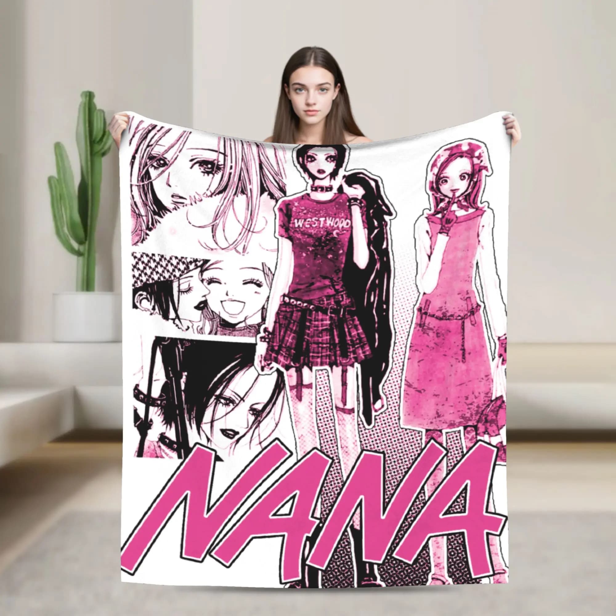 Nana Coperte Warm Street Trend Biancheria da letto in peluche per divano letto Copriletto copriletto in flanella da picnic