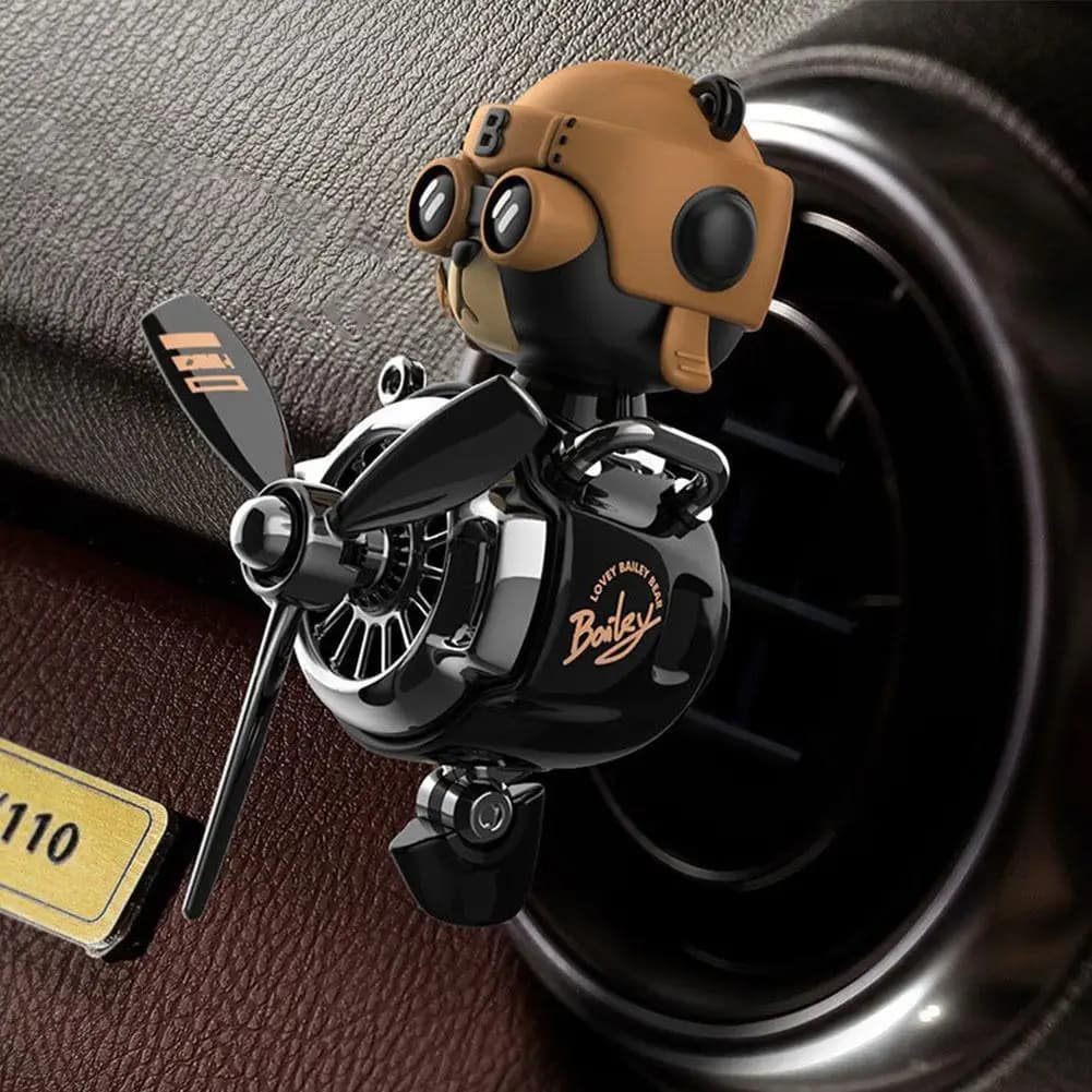 Little Bear Pilot Car Deodorant Perfume Car Air Vent Fragrance Car Interior Perfume Clips Car Ornament Accessories