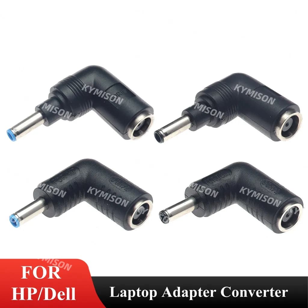 Spina adattatore di alimentazione cc per HP Dell DC Jack 7.4*5.0mm femmina a 4.5*3.0mm maschio con convertitore pin per Notebook portatile