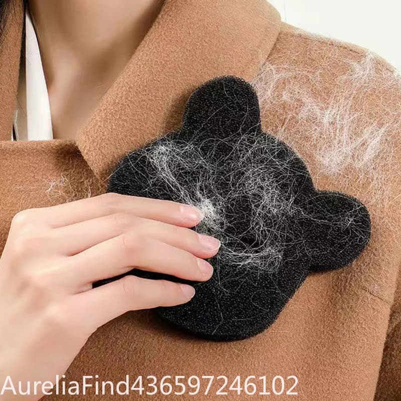 2/4 Pack Reusable Pet Hair Remover Washing Machine Dryer Bear Sticky Sponge Lint Catcher For Household Laundry