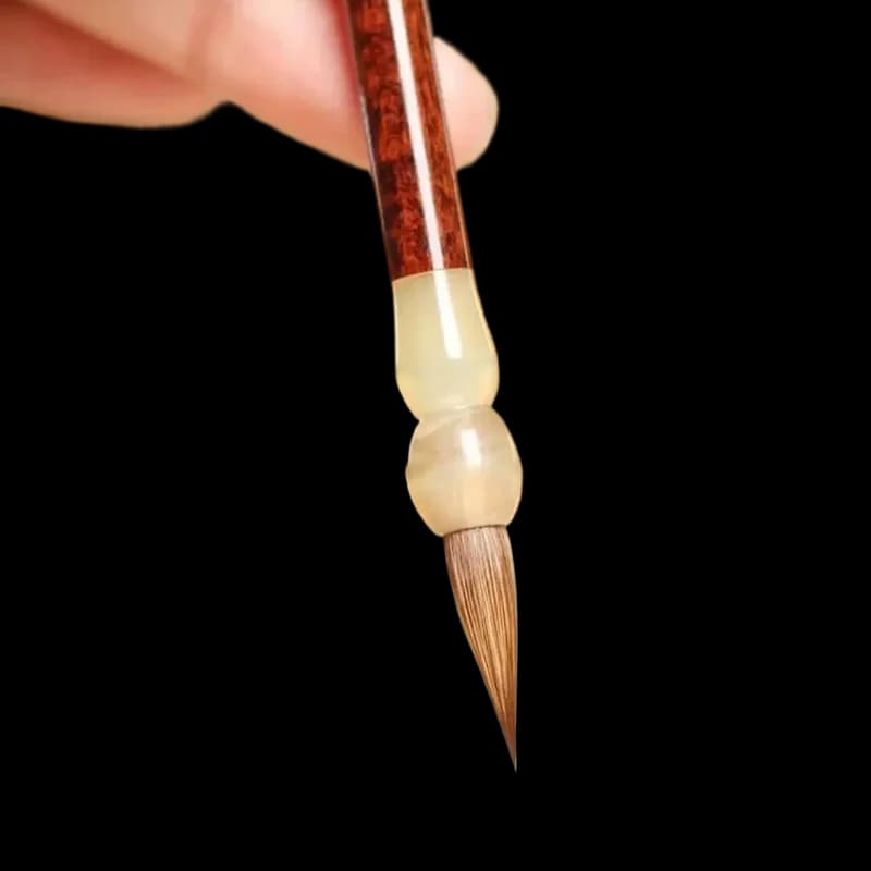 Small Regular Script Weasel Hair Brush Pen Slender Gold Chinese Calligraphy Brush Set Wolf Woolen Multiple Hair Caligrafia Brush