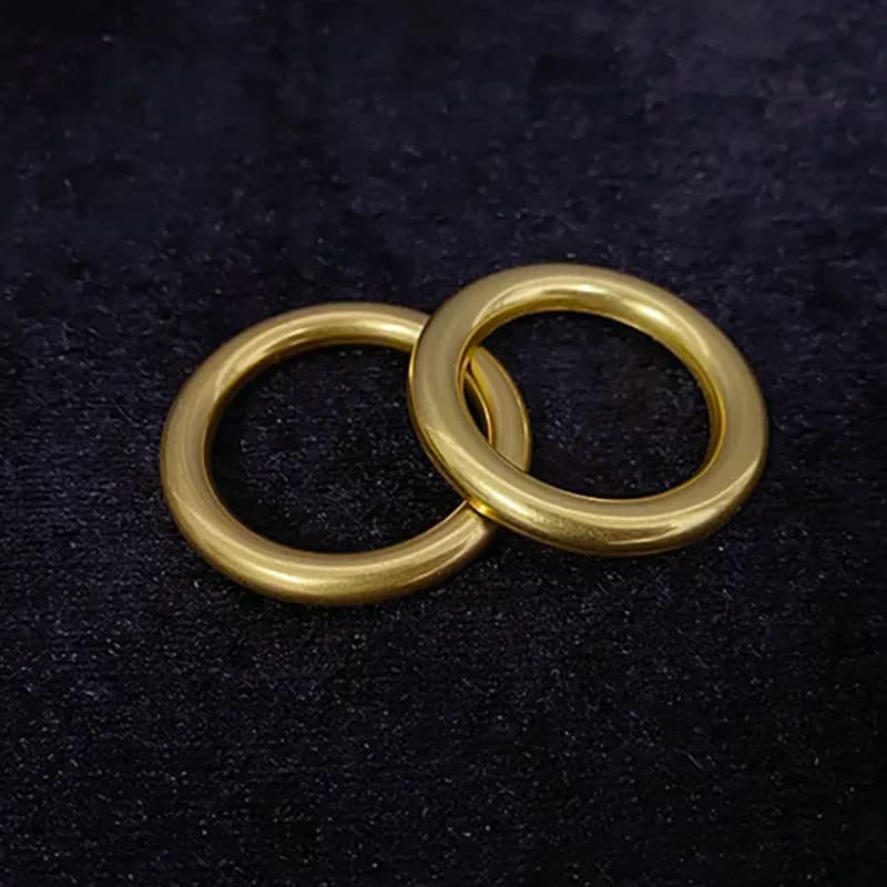 Ellis Ring trucchi magici anello e penetrazione della catena accessori Magia Classic Close Up Street Illusions Gimmicks Mentalism puntelli