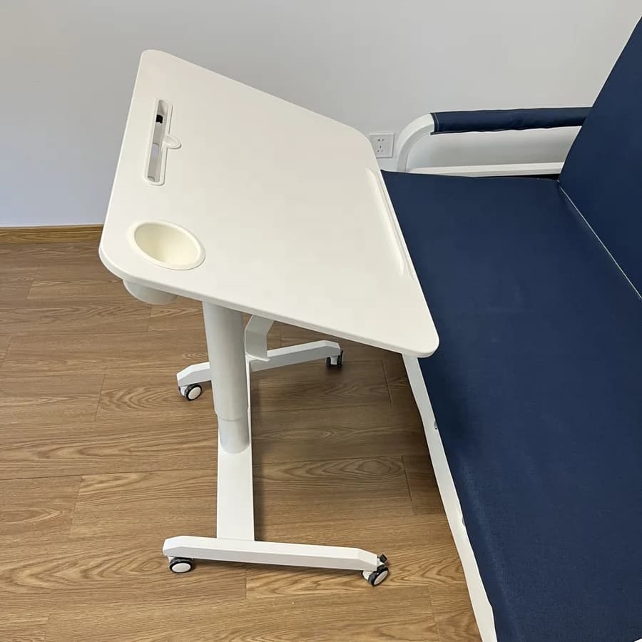 Scrivania in piedi regolabile in altezza pneumatica portatile Piccolo podio mobile Comodino Carrello Scrivania portatile per laptop Scrivanie da ufficio