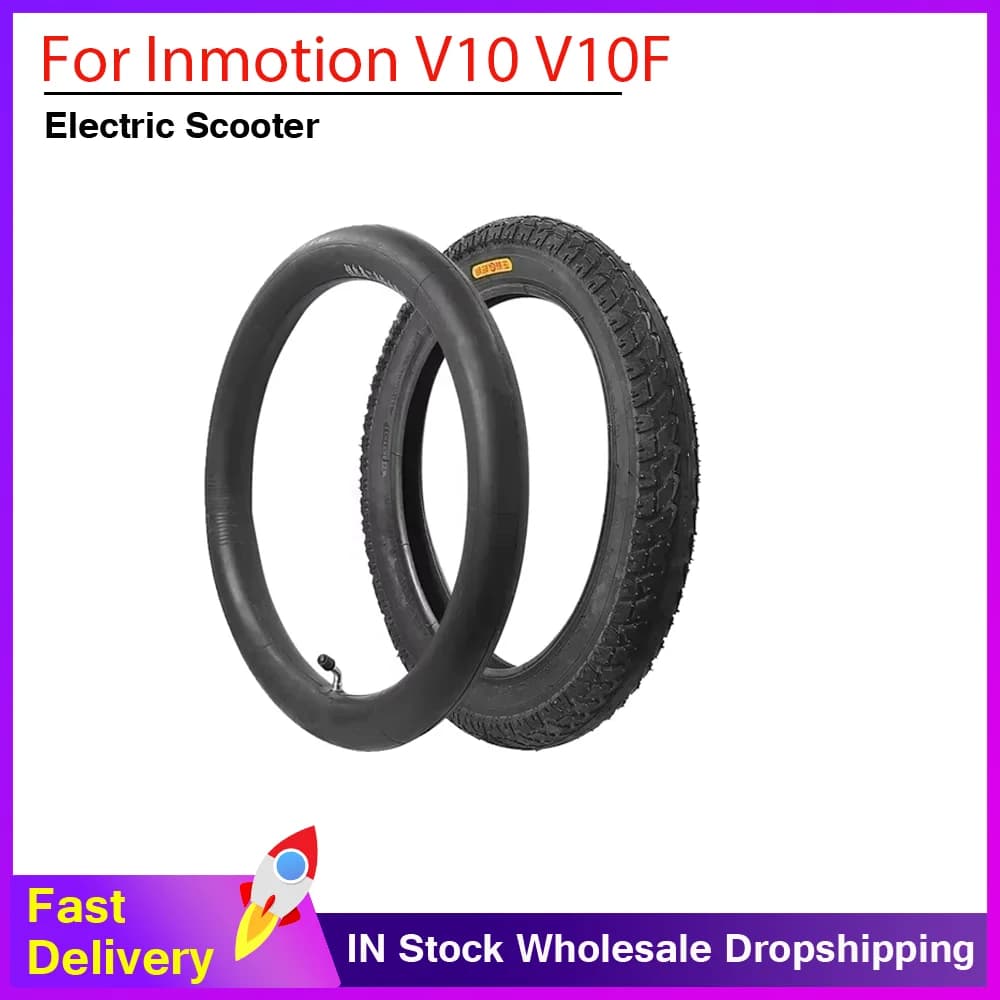 Pneumatico Esterno e Camera d'Aria 16 Pollici 16x2.50 per Monopattino Elettrico Inmotion V10 V10F, Bicicletta Pieghevole