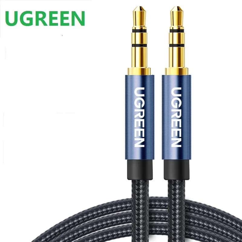 GUREEN Aux Audio Cable Car Computer Speaker Elbow Android Mobile Phone Data Lnput Head-Mounted Headphone 3.5 AUX Line