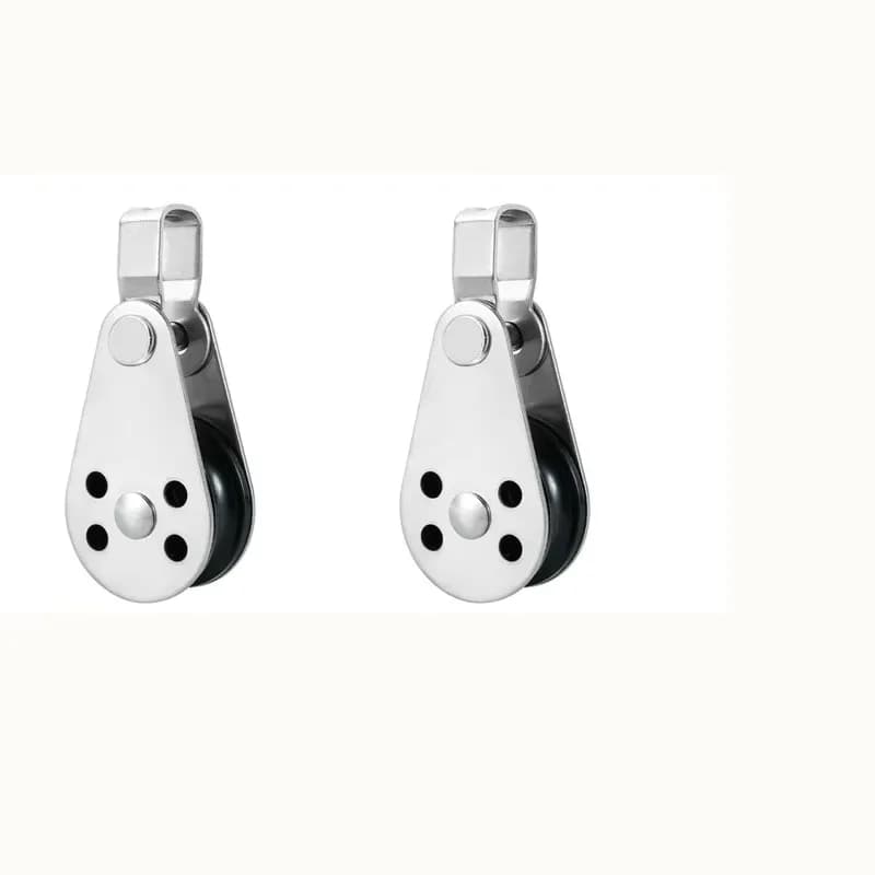 ISURE MARINE Puleggia Blocchi Corda Runner Kayak Accessori per barche Kit carrello di ancoraggio per canoa per corda da 2 mm a 8 mm