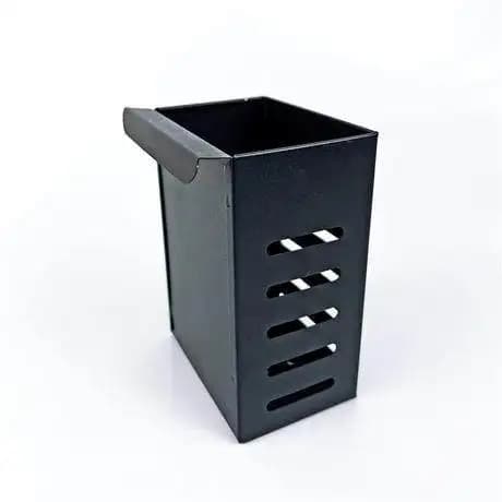 Stainless steel kitchen utensils box, spoon holder and wands with studs, wall recessed design, easy to clean, dining set