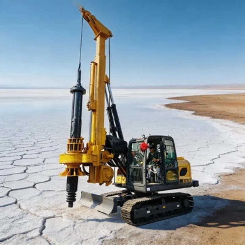 2200mm Diameter 70m Depth Rotary Drilling Rig Hydraulic Drill Rig Foundation Machine XR240E for Bridge Work