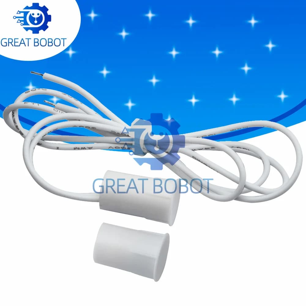 BS 1 paio RC - 33 Interruttore magnetico per porta da incasso: sensore rilevatore di allarme magnetico per porta per la sicurezza domestica, 100 V CC, 300 mA - MC - 33