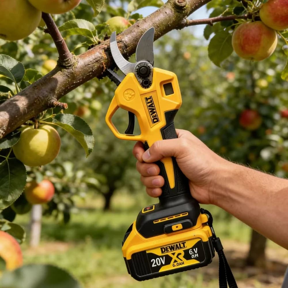 Forbici da Potatura Senza Fili Dewalt 18V Brushless: L'Utensile Ideale per una Potatura Precisa e Senza Sforzo di Alberi da Frutto e Rami nel Tuo Giardino