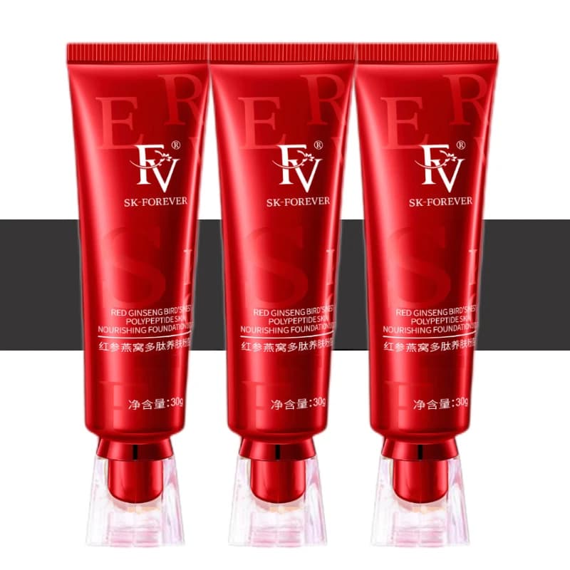FV Concealer Cream Foundation Original Maquillaj Red Ginseng Herbal Skin Care Makeup Base Liquid Blemish Cover