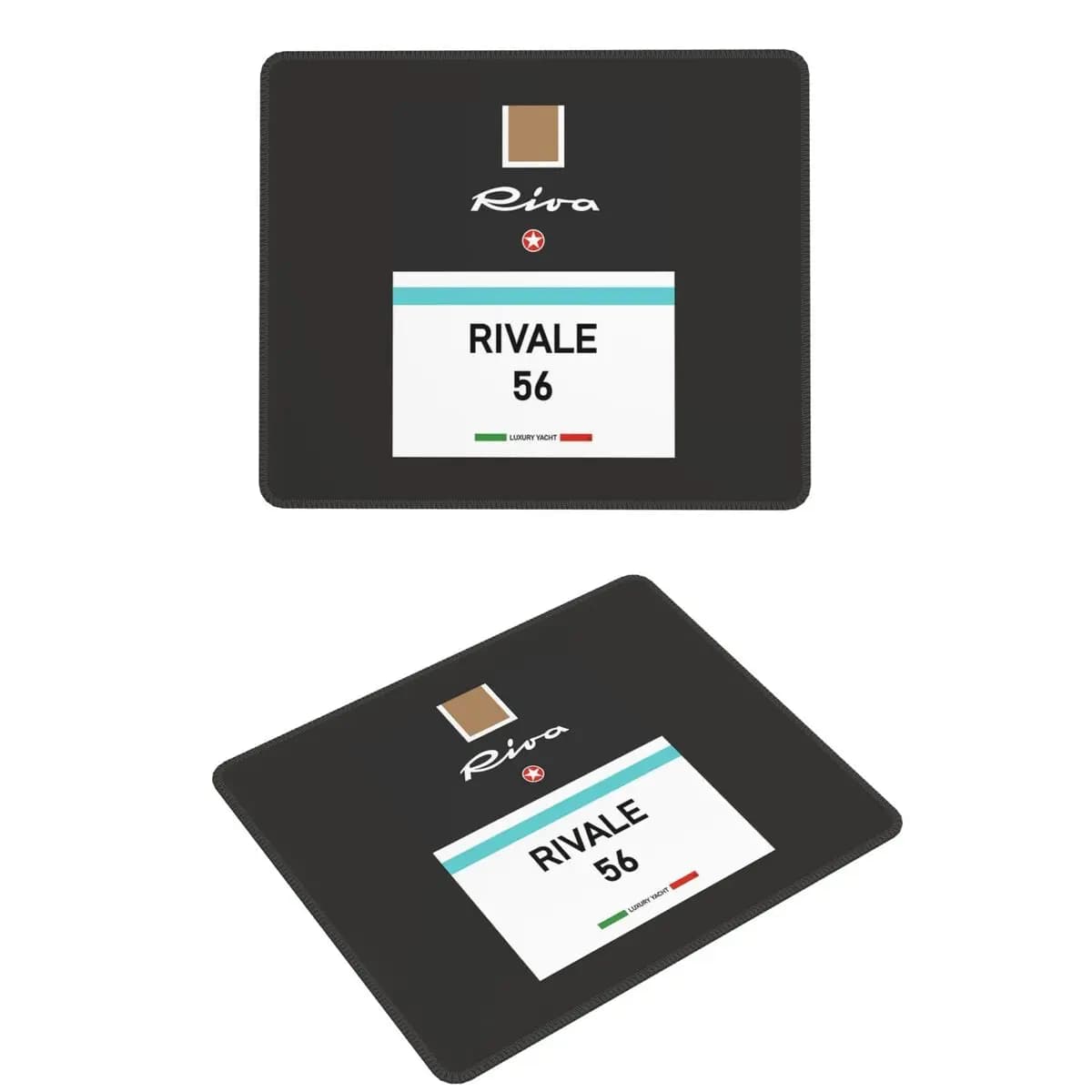 Rivale Riva Aquarama Italia Riviera francese Monaco Tappetino per mouse vintage Tastiera per computer Tappetino per mouse Tappetino per scrivania per laptop da gioco Tappetini da tavolo