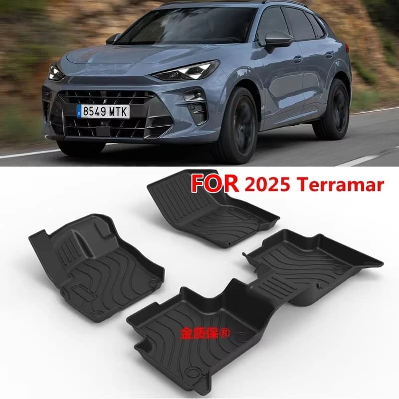 Tappetini per auto SEAT CUPRA Terramar 2025, tappetini per tutte le stagioni, tappetino per bagagliaio, impermeabili, compatibili con SEAT CUPRA Terramar