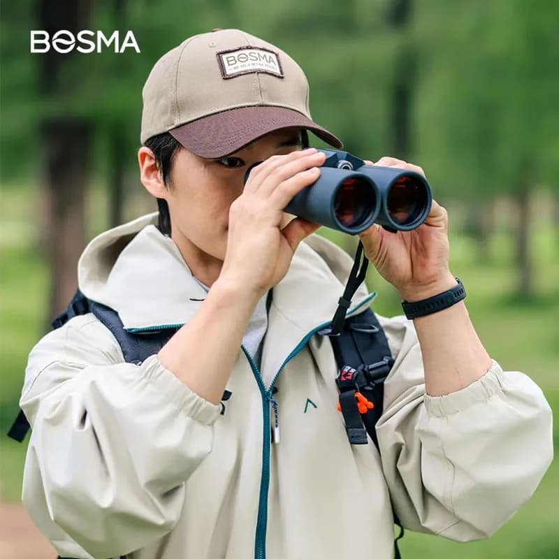 Binocolo telescopico BOSMA Clouded Leopard ad alta definizione con lenti ED micro-piatte, impermeabili e riempite con azoto.