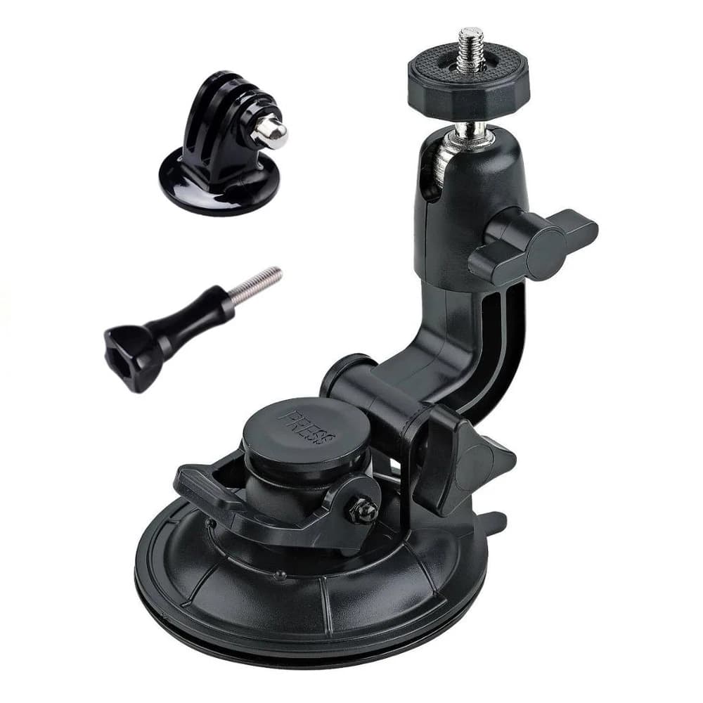 9CM Car Suction cup Universal support for phone Adapter 1/4 adjustable for GoPro 12 11 10 Insta360 Osmo Action 4 3 Smart phone Camera