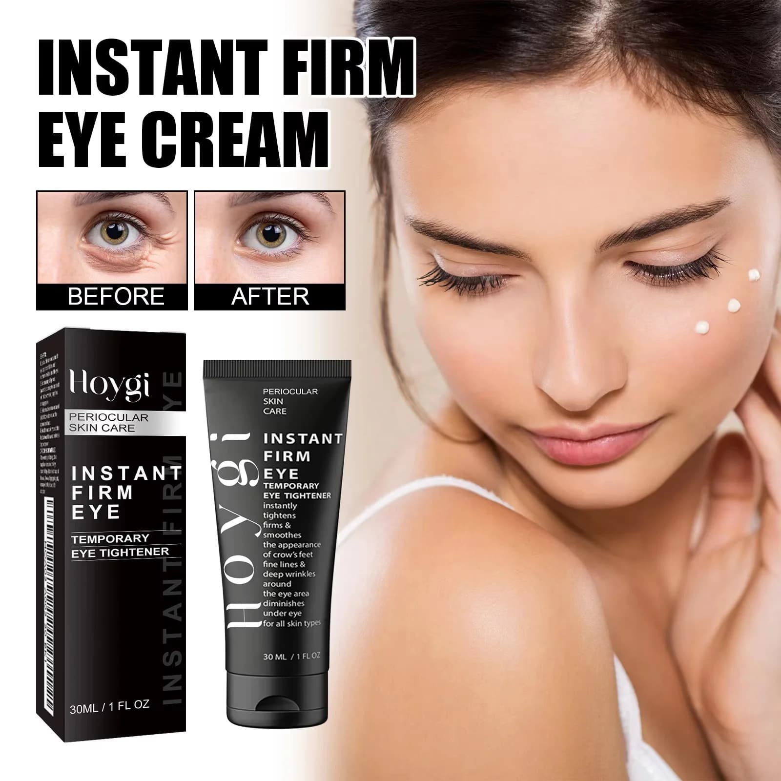 Instant Cream to Reduce Bags under Eyes, Anti-Walk Collagen, Careful Subtle Lines, Skin Rassoda, Reduce Occhiaie and Inflatable, Light Skin, Eye Care
