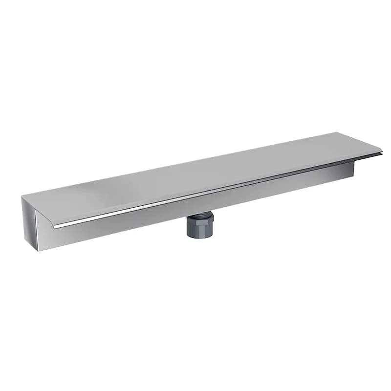 Stainless steel waterfall outlet, fish pond water curtain landscape, water wall landscape sink, courtyard water outlet