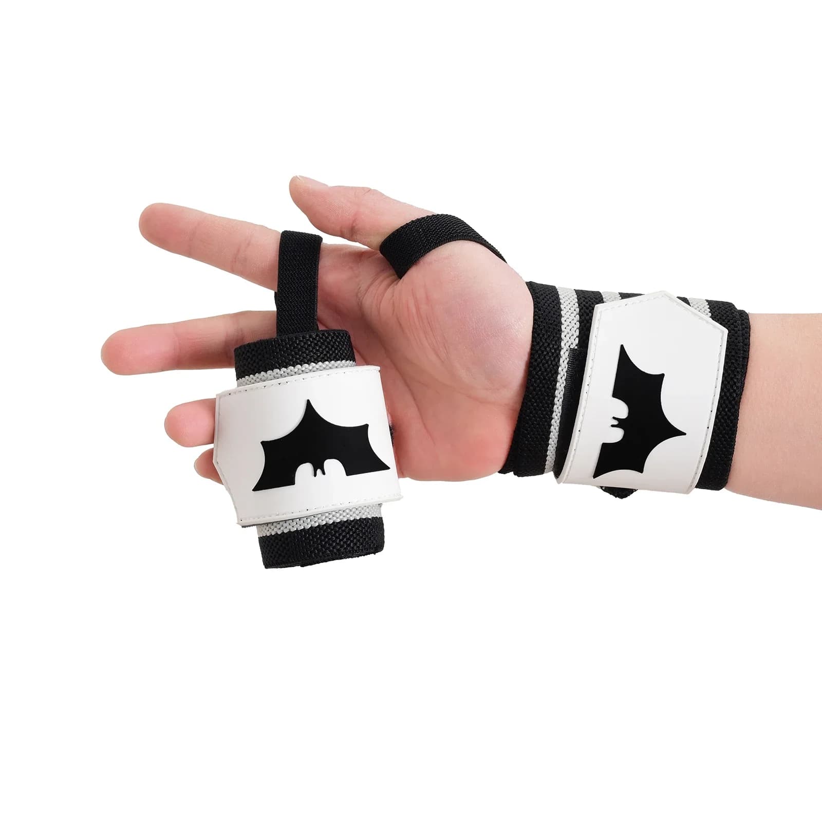 Nuovo sollevamento pesi-palestra fascia da polso allenamento supporto per polso cinghie avvolge Crossfit Powerlifting