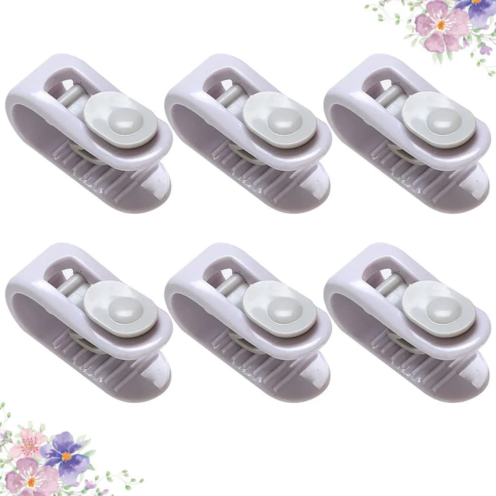 Blankets Bedsheet Holding Clips Anti-slip Retainer for Quilts Cover Buckle Purple Fastener