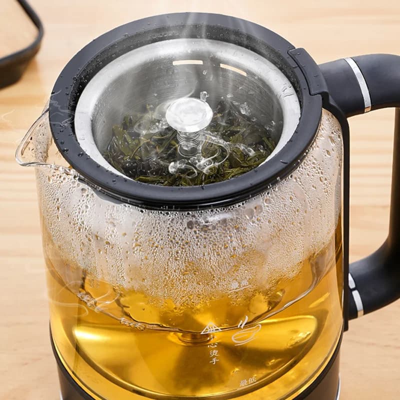 1.3 Liter Electric Kettle Automatic Teapot with Steam Spray with Filter Glass Teapot Thermal pot Water kettle Health pot 600W